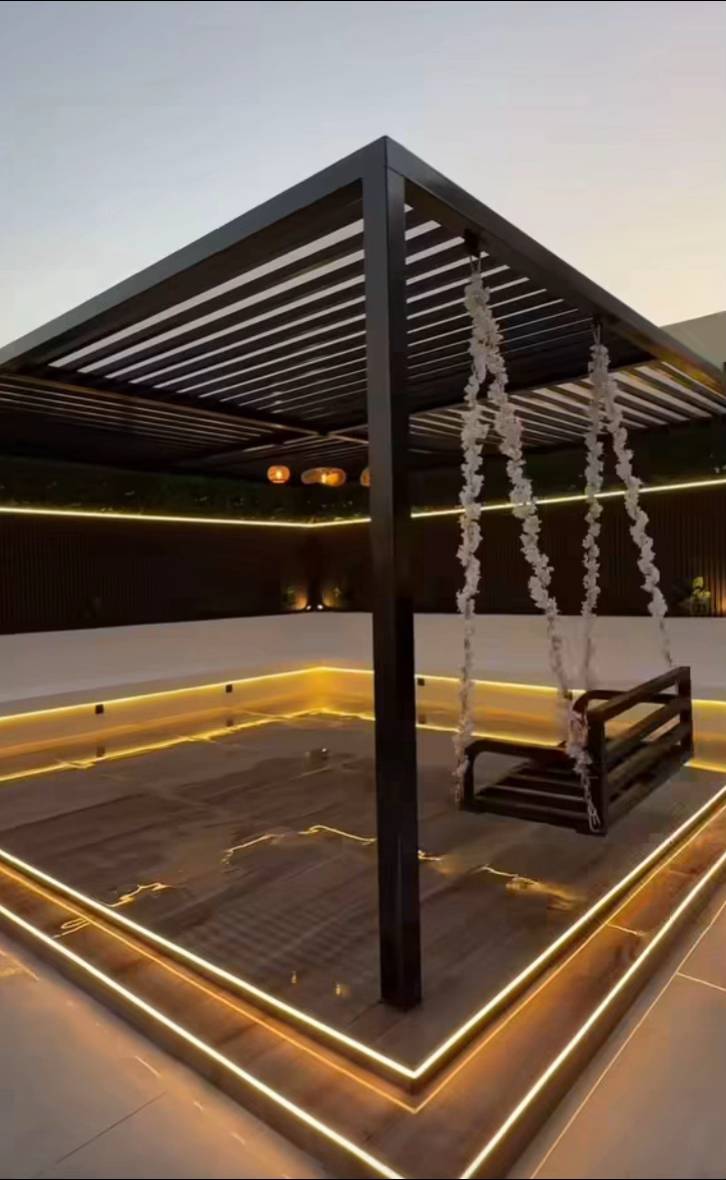 برجولة خشبية فاخرة