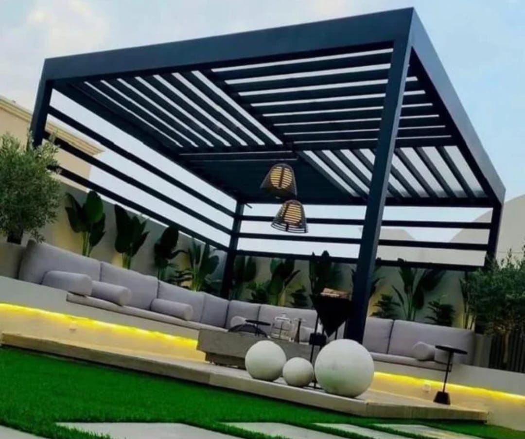 برجولة حديد للحديقة