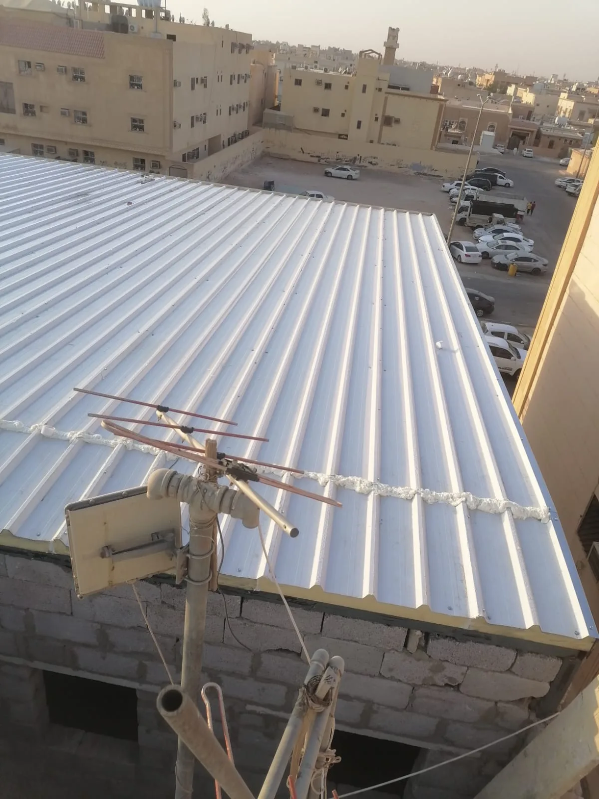 تركيب ملاحق سندويش بنل الرياض كبيوت محمية زجاجية منزلية (Roof Garden)